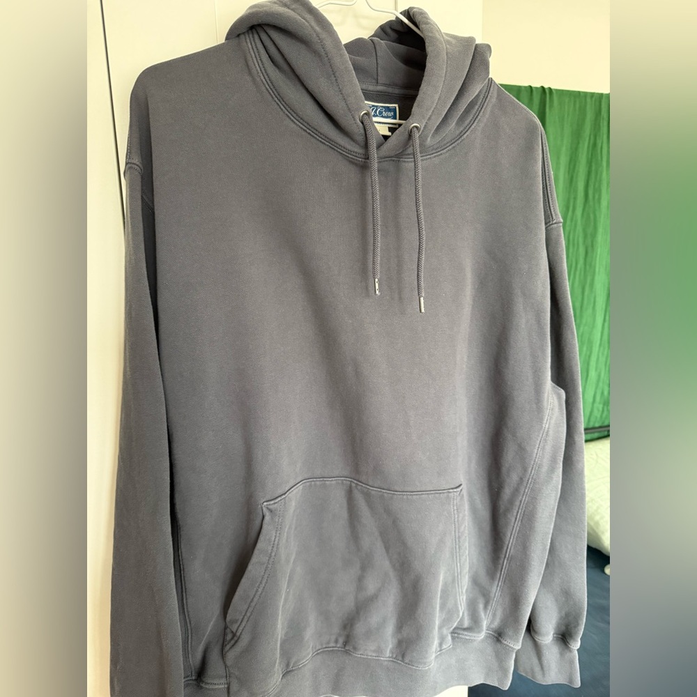 J. Crew garment dyed French terry hoodie